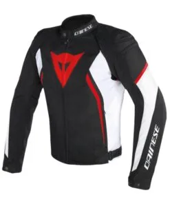 Giacca Dainese Avro D2 Nero Bianco Rosso