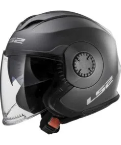 Casco Jet LS2 OF570 Verso Nero Opaco