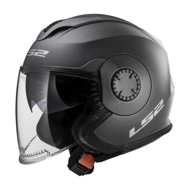 Casco Jet LS2 OF570 Verso Nero Opaco