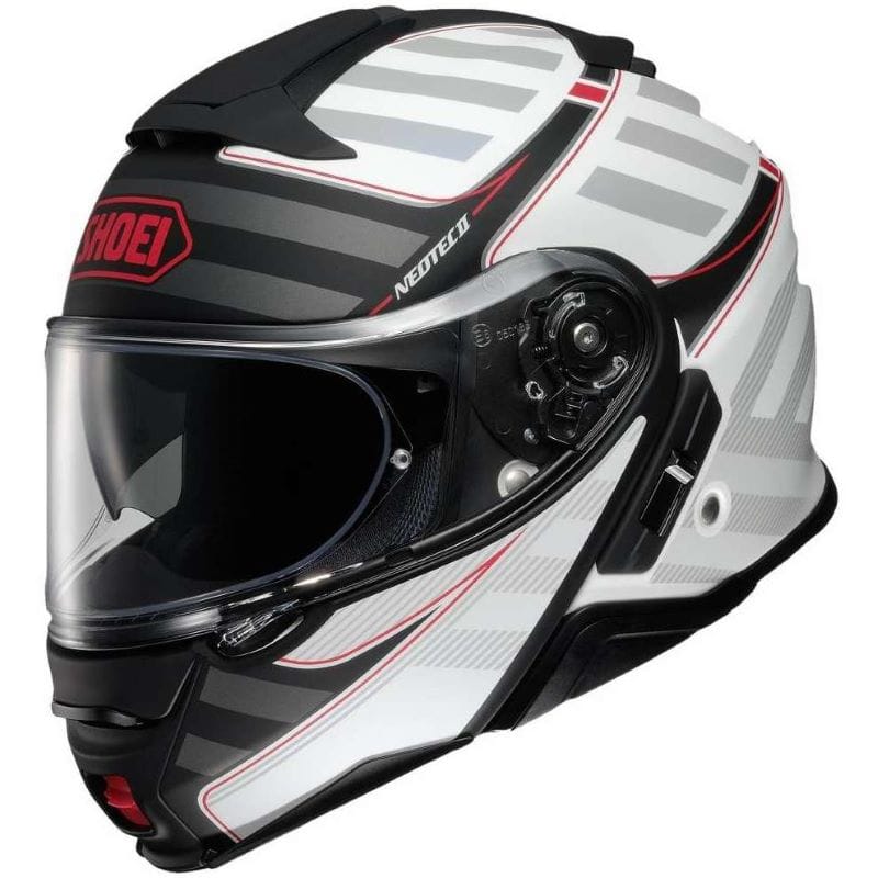 Casco Modulare Shoei Neotec 2 Splicer TC-6 Bianco Nero - Due Ruote