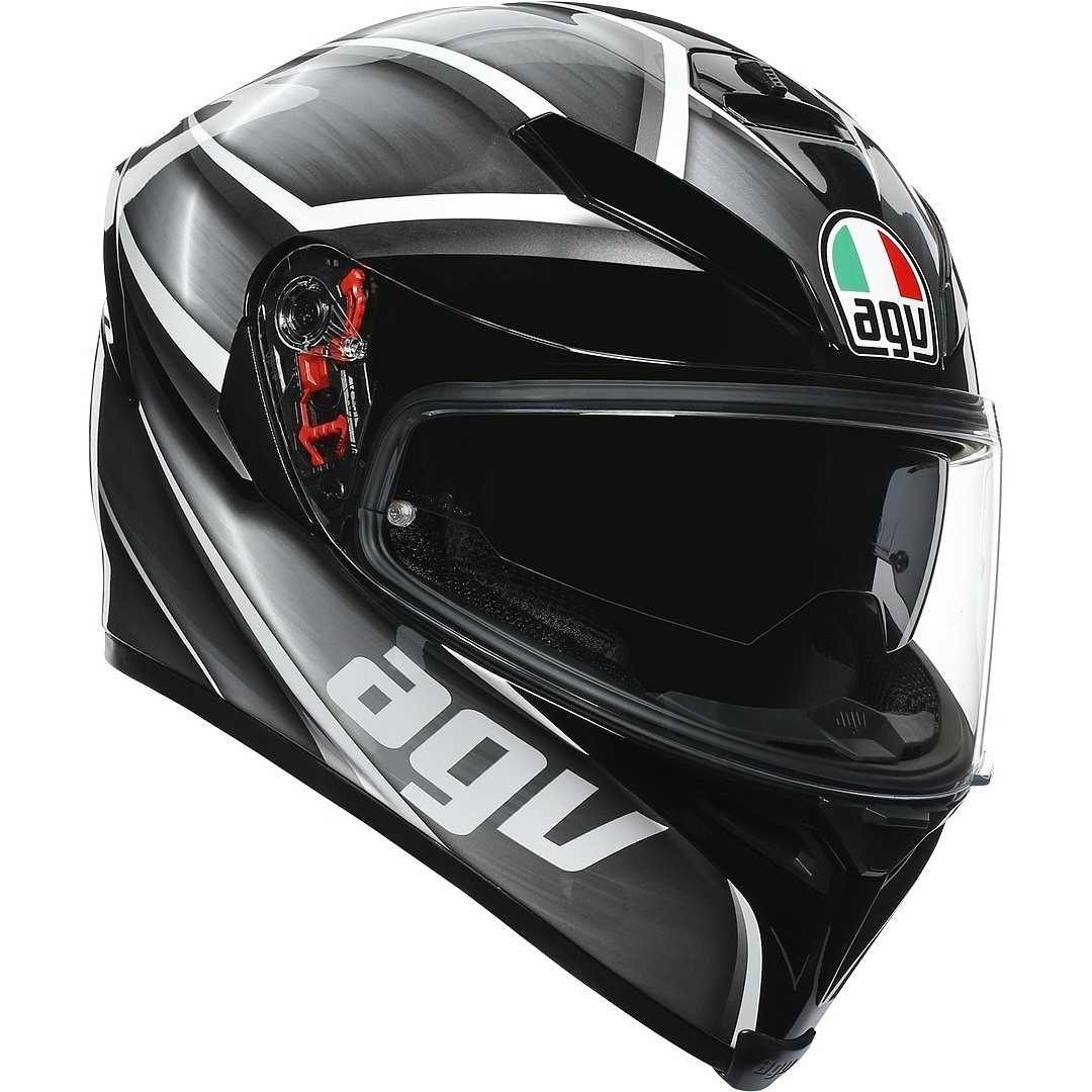 Casco Integrale AGV K5 S Tempest Black Silver - Due Ruote