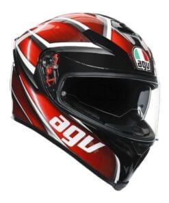 Casco Integrale AGV K5 S Tempest Nero Rosso