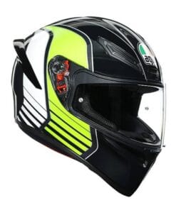 Casco Integrale AGV K1 Power Nero Verde Fluo