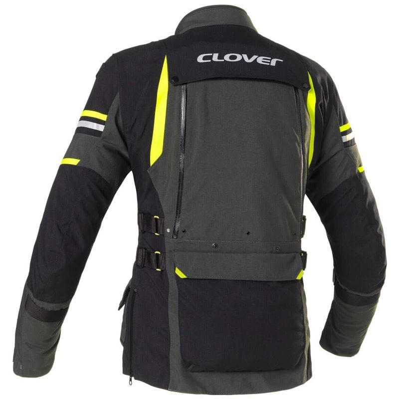 Giacca Clover Laminator 2 Wp Nero Grigio Giallo Fluo - immagine 2