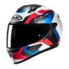 Casco Integrale HJC C10 Tins Bianco Rosso Blu