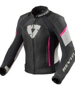 Giacca Pelle Revit Xena 3 Lady Nero Rosa