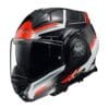 Casco Modulare LS2 FF901 Advant X Spectrum Nero Bianco Rosso