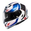 Casco Modulare Shoei Neotec 3 Grasp TC-10 Bianco Blu Rosso