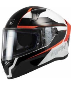 Casco Integrale MPH Tiger Stream Bianco Nero Rosso