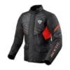 Giacca Revit Duke H2O Nero Rosso