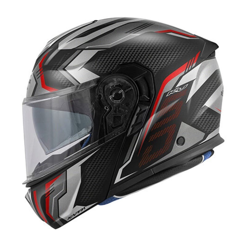 Casco Modulare Kappa KV50 Escalade Nero Rosso