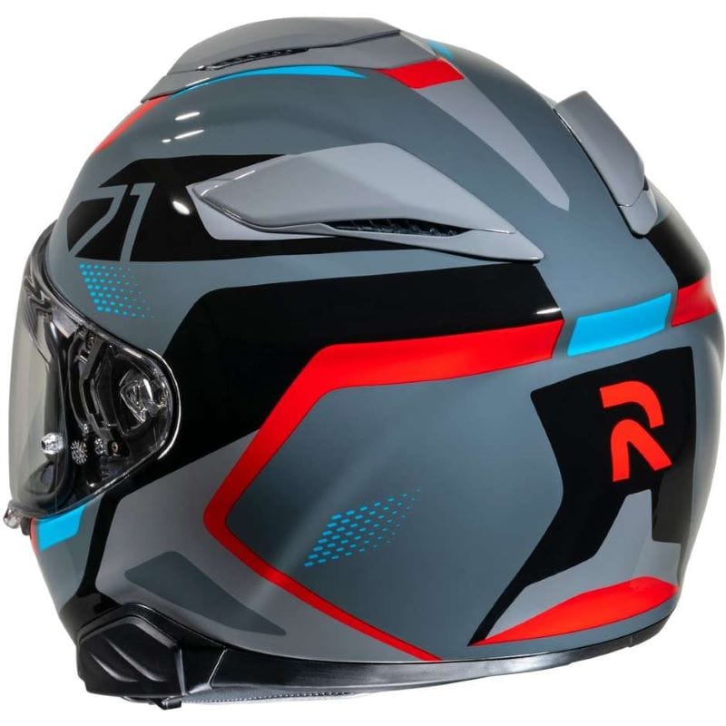 Casco Integrale HJC RPHA 71 HAPEL Blu Rosso Grigio Nero - immagine 3