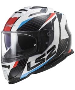 Casco Integrale LS2 Storm 2 Racer Bianco Rosso Blu