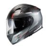 Casco Modulare MPH Raptor Space Nero Grigio Rosso