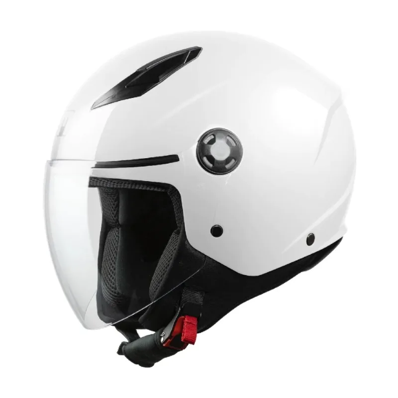 Casco Jet MPH Star Bianco