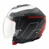 Casco Jet MPH Star Street Nero Rosso Bianco