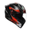 Casco Integrale AGV K1 S Fastlap Nero Grigio Rosso