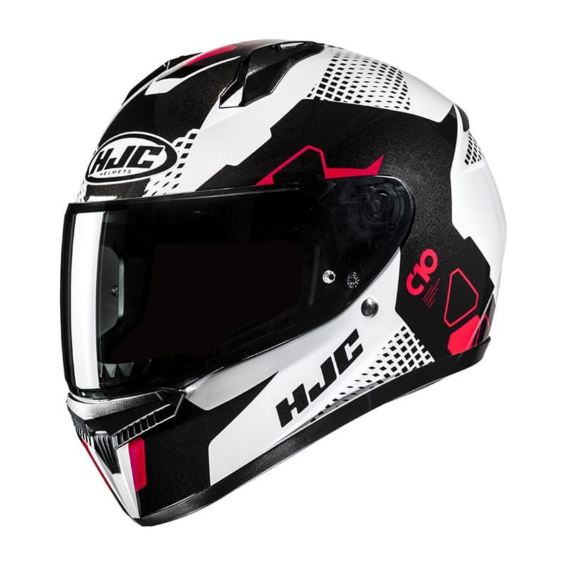 Casco Integrale HJC C10 Aspa Nero Bianco Rosso
