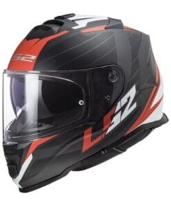 Casco Integrale LS2 FF800 Storm 2 Nerve Nero Rosso Opaco