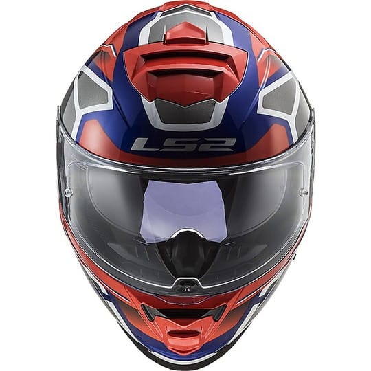 Casco Integrale LS2 FF800 Storm 2 Faster Rosso Blu - immagine 3
