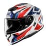 Casco Modulare Shoei Neotec 3 Anthem TC-10 Bianco Rosso Blu