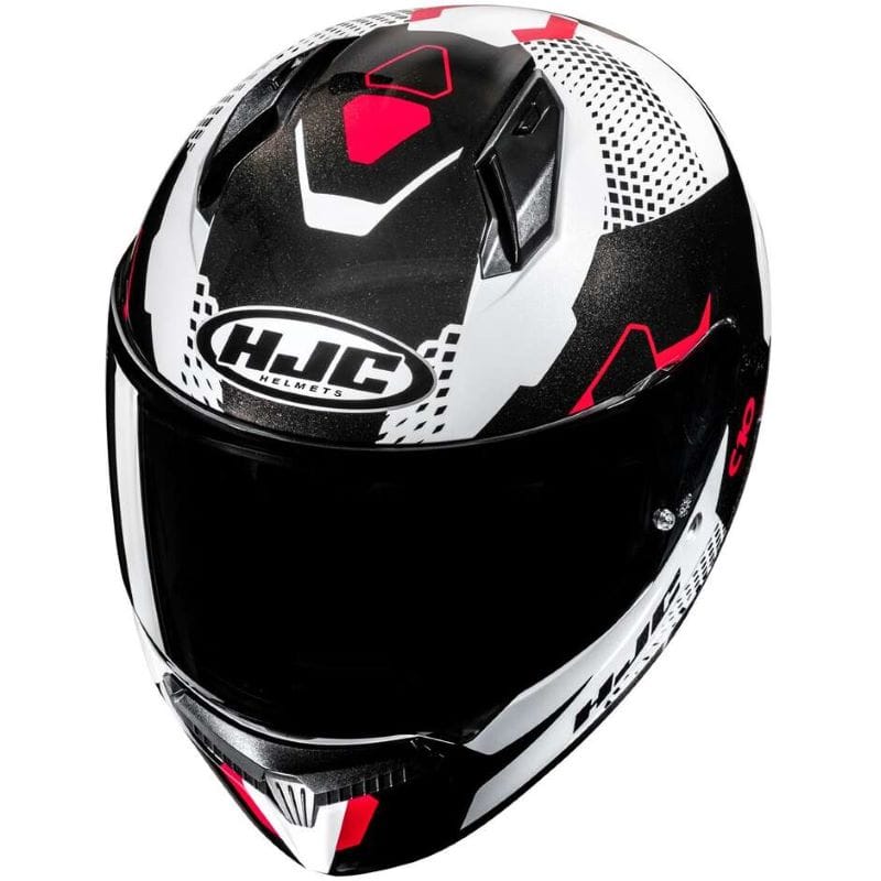 Casco Integrale HJC C10 Aspa Nero Bianco Rosso - immagine 2