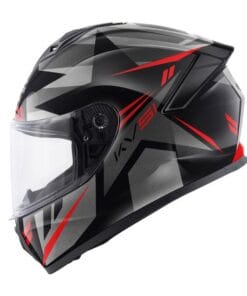 Casco Integrale Kappa KV51 Zenith Nero Lucido Titanio Rosso
