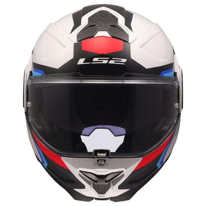 Casco Modulare LS2 FF910 Advant 2 Triple Bianco Blu Rosso - immagine 2