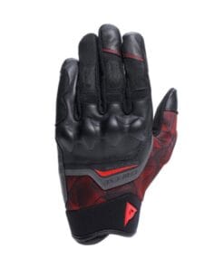 Guanti Dainese Ermex Nero Rosso Fluo