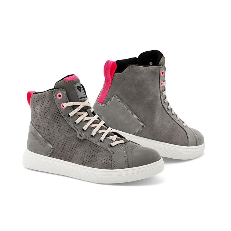 Scarpe Moto Revit Arrow Donna Grigio Chiaro Rosa