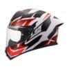 Casco Integrale LS2 FF820 Rapid III XTrem Bianco Rosso