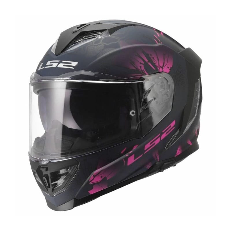 Casco Integrale LS2 Storm III Brust Nero Rosa