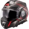 Casco Modulare LS2 FF901 ADVANT X C FUTURE II Rosso Carbonio