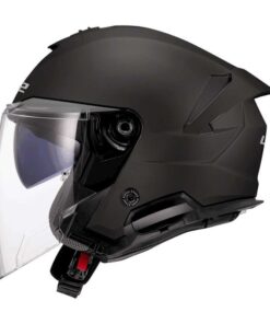 Casco Jet LS2 OF618 Verso 2 Nero Opaco