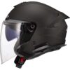 Casco Jet LS2 OF618 VERSO II Nero Opaco