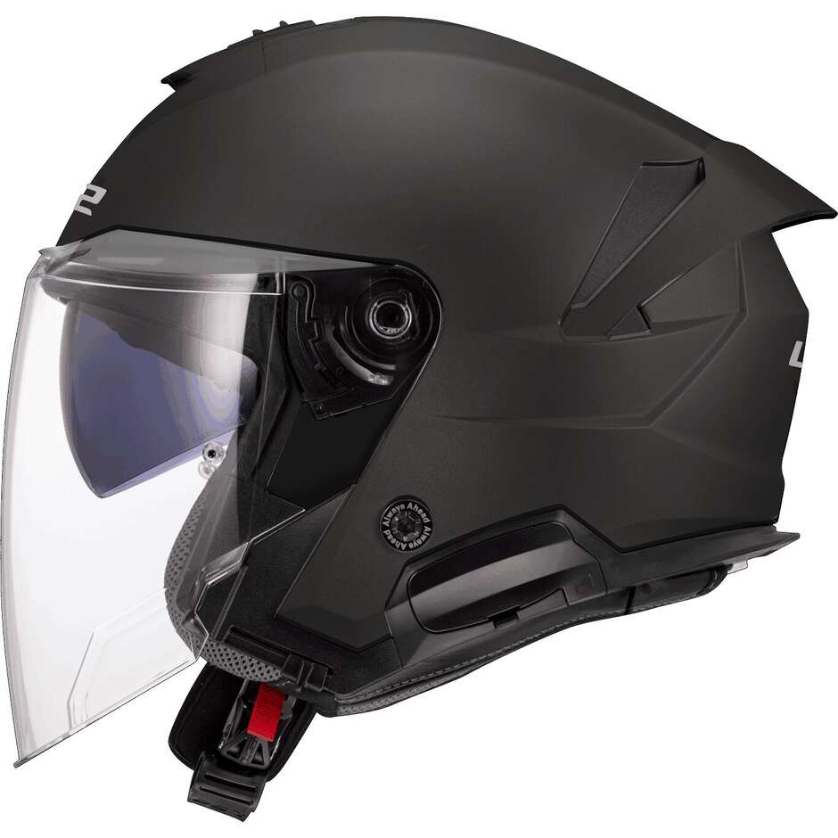 Casco Jet LS2 OF618 VERSO II Nero Opaco